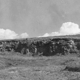 A stone quarry on Western Hills, Wallsend, NSW, Australia