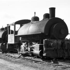Emu Prospect & Gravel Co. Ltd, Locomotives No.1 and No.2, Emu Plains Quarry, NSW [c.1950s]