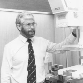 Professor John Forbes,c.1988, the University of Newcastle, Australia