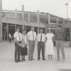 Ex-graduates employed on the Newcastle Teaching Hospital Project at Rankin Park, the University of Newcastle, Australia