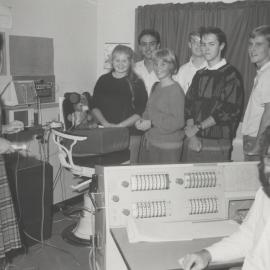 School students visit at the University of Newcastle, Australia - 1987