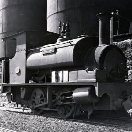 BHP, Locomotive No.2, Hudswell Clarke B/No.928/1910, north mine, Broken Hill, NSW, [c.1950]