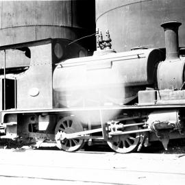 Hudswell Clarke 0-4-0ST, B/No.928/1910. Photo taken at North line, Broken Hill, NSW April, 1946