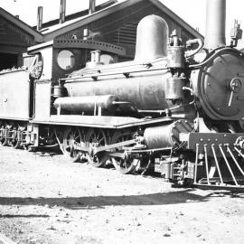 Silverton Tramway Co. Ltd, Y Class No. 15 Mogul Type, at Railwaytown Depot, Broken Hill, [1940s]