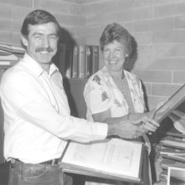 Mr Greg Cartan and Dr Tricia Vilkinas, the University of Newcastle, Australia -1989