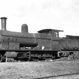NSWGR Z25 Class No. 2514, 2-6-0 Mogul Type, Emu Plains, [1940s] 