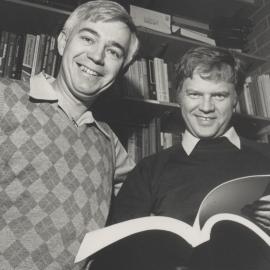 Dr Peter Pfister and Dr Don Munro (Institute of Behavioural Sciences), the University of Newcastle, Australia - 1986