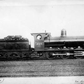 NSWGR B-55 Class No. 460 (later renumbered No. 62, followed by Z24 Class No. 2408) 2-6-0 Mogul Type goods locomotive, [1891]