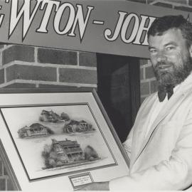 Father Peter Brock recipient of the Newton John Award, the University of Newcastle, Australia - 1990