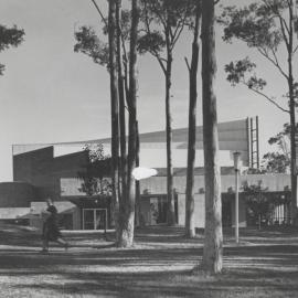The Great Hall  - Norman Talbot (in foreground), the University of Newcastle, Australia - c.1970s