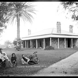 Reverend Edward La Barte and family at St John's Parsonage, Raymond Terrace, NSW, 27 January 1896