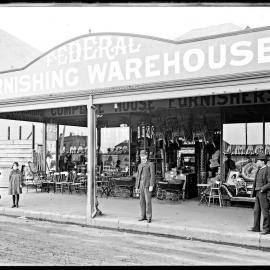 James Mackie and Co Federal Furniture Store, 175 Hunter Street West, Newcastle, NSW, 20 August 1897