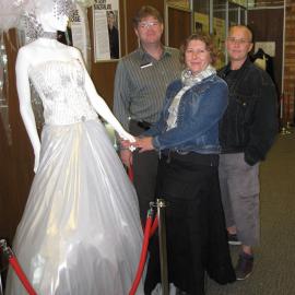 Gregg, Marguerite and Leni with Erica Southgate's costume