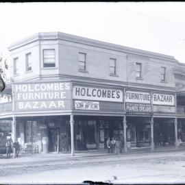 Holcombe's Furniture Bazaar, [Hunter Street, Newcastle, NSW, 1886]