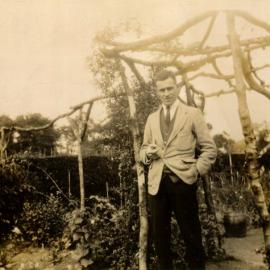 A photograph of Alex Burnard taken possibly during his sojourn in England, [1929]