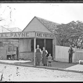 Arthur L Payne, butchers shop, New Lambton, NSW, [n.d.]