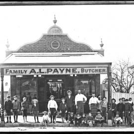 Arthur L Payne, butchers shop, New Lambton, NSW, [n.d.]