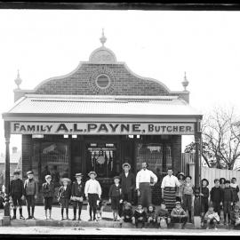 Arthur L Payne, butchers shop, New Lambton, NSW, [n.d.]