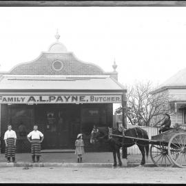 Arthur L Payne, butcher shop, New Lambton, NSW, [n.d.]