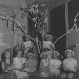 Children from the Kintaiba Child Care Centre participate in Christmas show, the University of Newcastle, Australia