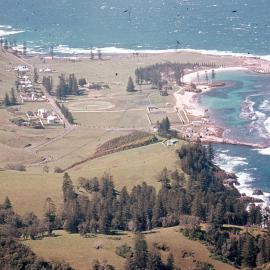Kingston from the air, Norfolk Island