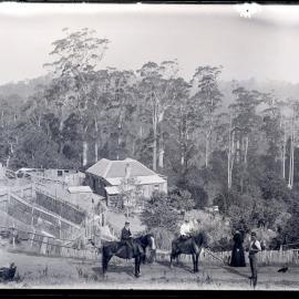 Tickhole house and garden, Cardiff, NSW, February 1897