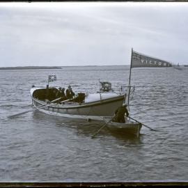 Launching the lifeboat "Victoria", Newcastle, NSW, [27] May 1897
