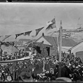 Launching the lifeboat "Victoria", Newcastle, NSW, [27] May 1897