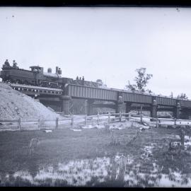 Locomotive "Murrumbidgee", [Cockle Creek], NSW, 14 August 1887