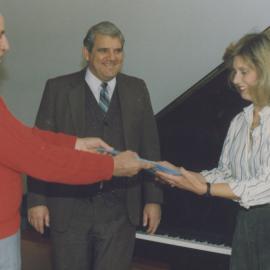 Winner Lindy Henderson (music student), the University of Newcastle, Australia