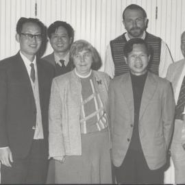 The Hangzhou study group with their hosts from the university, the University of Newcastle, Australia - 1988