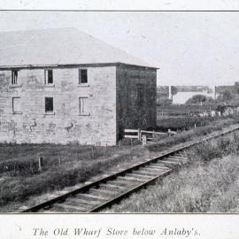 The old Wharf Store below Anlaby's Inn, Morpeth, NSW, [early 1900s]