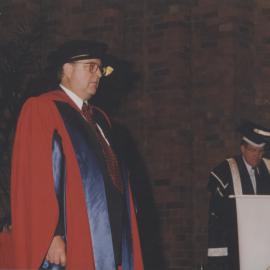 Dr John Burgess at the Faculty of Engineering graduation ceremony, the University of Newcastle, Australia - 16 May 1997, 10.30am