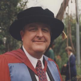Dr John Burgess at the Faculty of Engineering graduation ceremony, the University of Newcastle, Australia - 16 May 1997, 10.30am