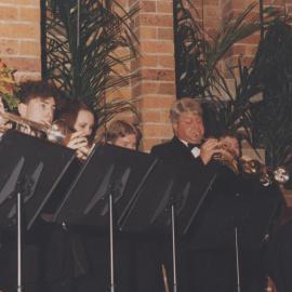 Musicians play at the Faculty of Engineering graduation ceremony, the University of Newcastle, Australia - 16 May 1997, 10.30am