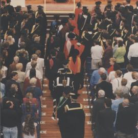 Academic procession opening the Faculty of Law and Commerce graduation ceremony, the University of Newcastle, Australia - 2 May 1997, 2.30pm