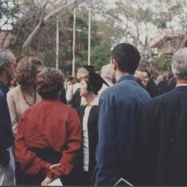 Graduates celebrate with family and relatives at the Faculty of Law and Commerce graduation ceremony, the University of Newcastle, Australia - 2 May 1997, 2.30pm