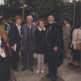 Warick Keith Davy (Bachelor of Environmental Science graduand) at the Faculty of Science / Maths graduation ceremony, the University of Newcastle, Australia - 9 May 1997, 6pm
