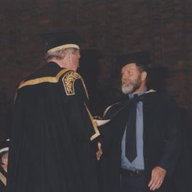 Keith Davey (Bachelor of Environmental  Science) graduate at the Faculty of Science & Mathematics graduation ceremony, the University of Newcastle, Australia - 9 May 1997, 6pm