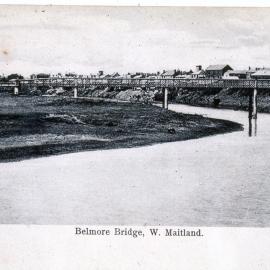 Belmore Bridge, West Maitland, NSW, early 1900s