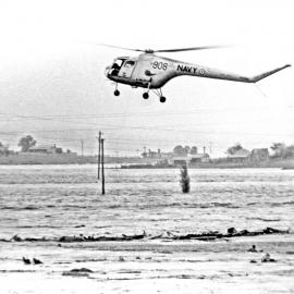 Rescue operation during the 1955 Maitland Flood: Lucey Collection