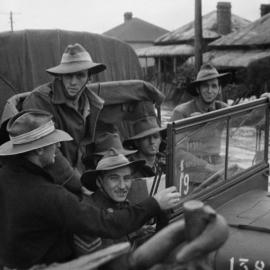 Army personnel dispatched to help Maitland Flood victims, 1955: Lucey Collection