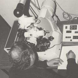 Microscopic and data processing equipment,  the University of Newcastle, Australia