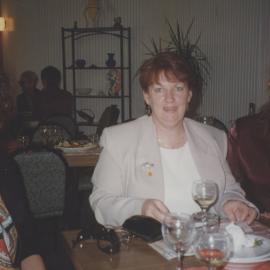 Susan Mcdonald, Marion Wilson and Sharon Howells at Barbara Mcgee's farewell, Newcastle, Australia