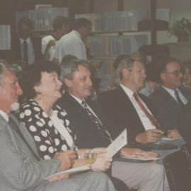 Ted and Pat Flowers, 1 Millionth Book Presentation, Auchmuty Library, the University of Newcastle, Australia - 28 February, 1992