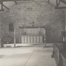 St John's College,  Morpeth - View of Chapel from entrance, 1960