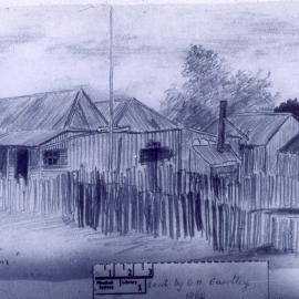 Illustration, Church Street, Minmi, NSW, [by G H Eardley, 1962]