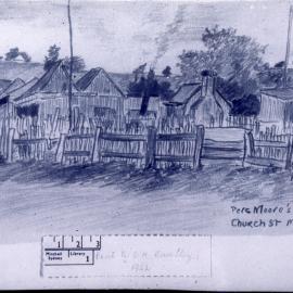 Illustration, Perc Moore's home, Church Street, Minmi, [by G H Eardley, 1962]