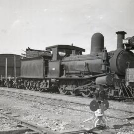 SAR Y Class No. 104 2-6-0 Mogul Type, 1067mm Gauge, at Naracoorte Locomotive Depot, [1950]