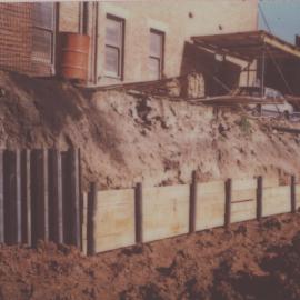 NEWMED1 construction site, Watt Street, Newcastle, Australia - c.1979
